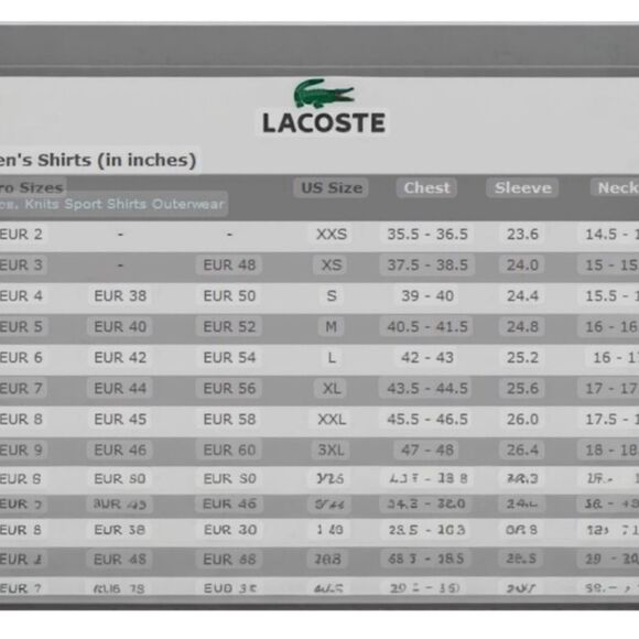 Lacoste Men's Orange Classic Polo Shirt size 5 (Medium) - Picture 9 of 10